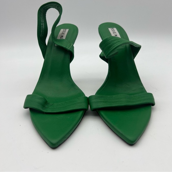 Steve Madden Emerald Green Heeled Sandals - Picture 1 of 6